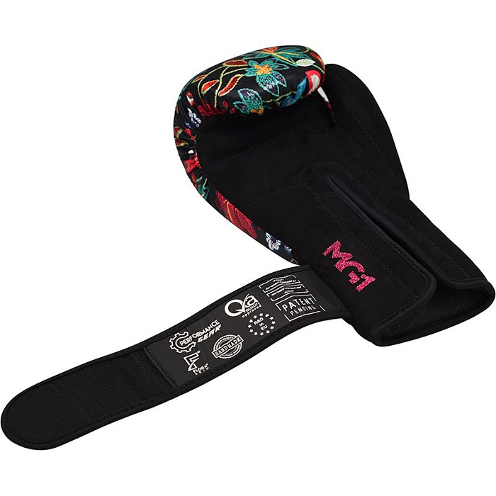 Боксёрские перчатки RDX FL-3 Floral Black