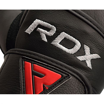Перчатки для фитнеса RDX GYM GLOVE LEATHER RED/BLACK