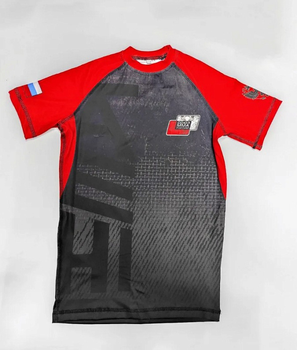 Рашгард с коротким рукавом TFG Союз ММА Red