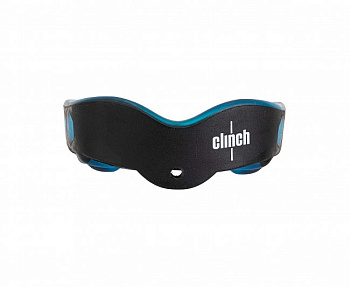 C515 Капа одночелюстная Clinch Pro Triple Layer Mouthguard черно-синяя (размер Senior)