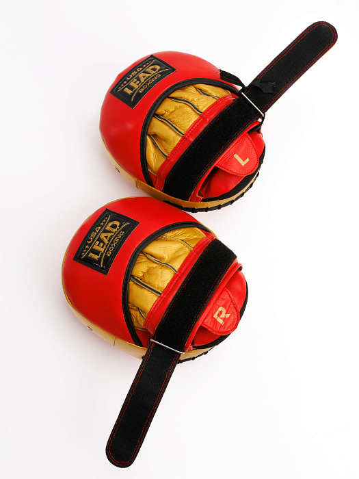Лапы Leaders Air Mitts Red Gold
