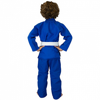 Кимоно для джиу-джитсу детский Puncher Blue (с поясом)