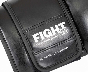 C187 Перчатки боксерские Clinch Fight 3.0 черные 