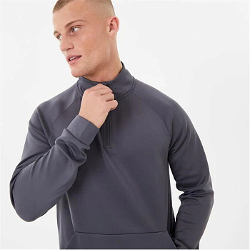 Лонгслив Everlast Zip Track Jacket Mens Shark Grey