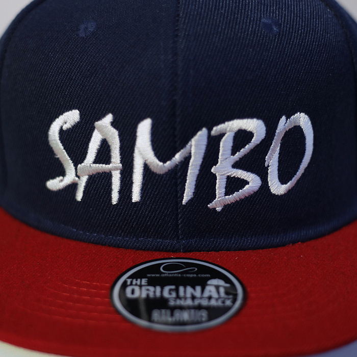 Бейсболка SAMBO сине-красная 
