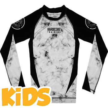 Детский рашгард Hardcore Training Marble LS