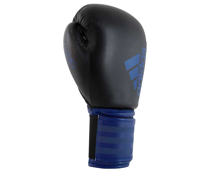 adiH100 Перчатки боксерские Hybrid 100 черно-синие (вес 14 унций)