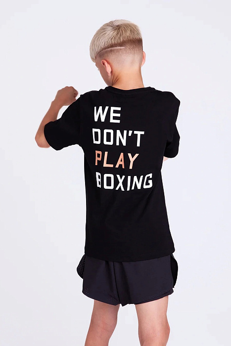 Футболка Kids We Don't Play Boxing Черный