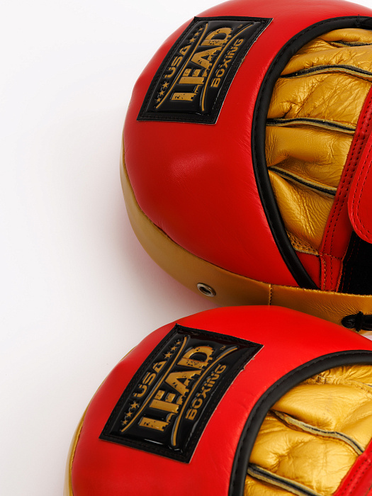Лапы Leaders Air Mitts Red Gold