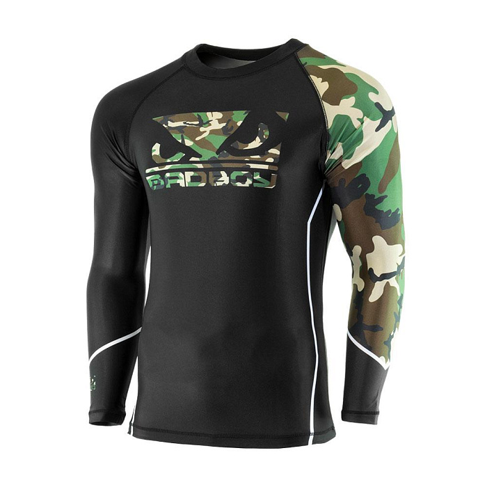 Рашгард Bad Boy Soldier Rash Guard - Black/Сamo (XS)