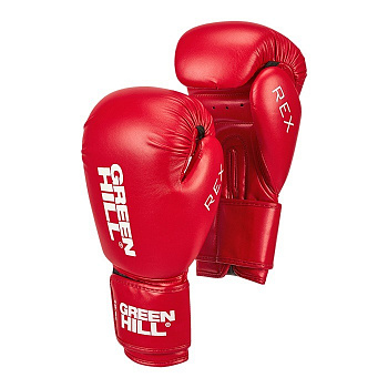 BGR-2272w Кикбоксерские перчатки REX WAKO Approved красные