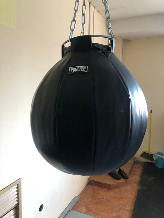 Груша боксёрская Шар Н 65, D 65 см (тент) + подвесное