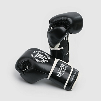 Боксерские перчатки Hardcore Training Revolution Black/White
