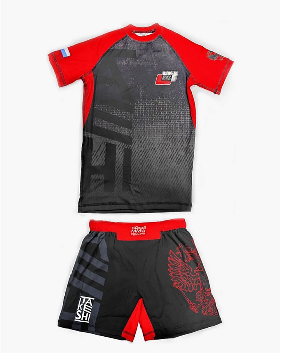 Рашгард с коротким рукавом TFG Союз ММА Red