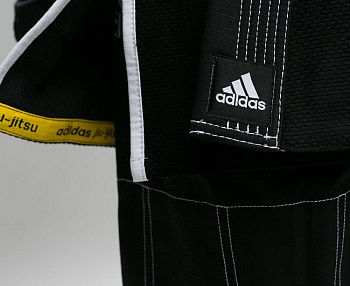 JJ350 Adidas Кимоно для джиу-джитсу Challenge 2.0 черное (без пояса)