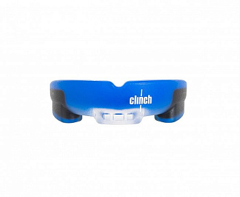 C513 Капа одночелюстная Clinch Contender Triple Layer Mouthguard сине-черная (размер Senior)