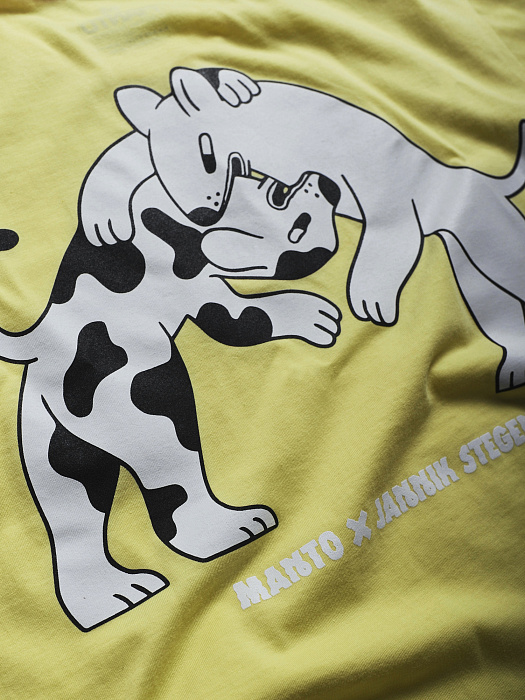 Футболка Manto DOGS yellow