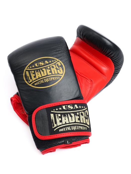 Снарядные перчатки Leaders Black-Red размер L