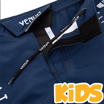 Детские ММА шорты Venum Signature Navy Blue (14 лет)