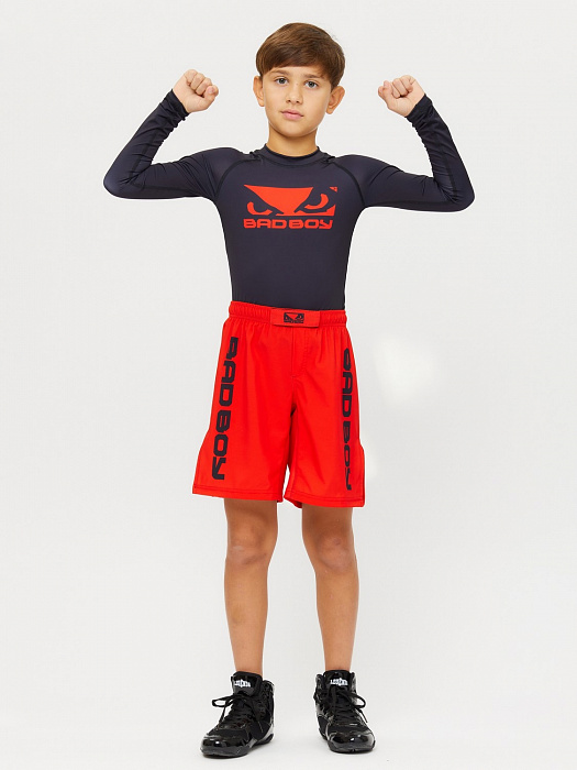 Детские Шорты для MMA Bad Boy Pro Series 2.0 красный/черный 
