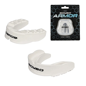 Капа BoyBo Armor MD255 Premium, одночелюстная, белый (ТАЙВАНЬ)