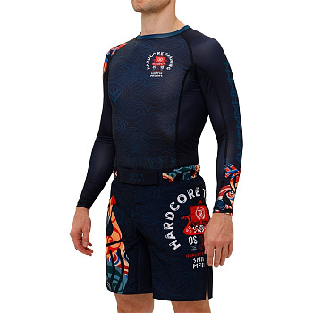 Рашгард Hardcore Training Nordic Pattern Multicolor LS