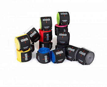 C239 Бинты боксерские Clinch Boxing Hand Wrap Power Flex черные
