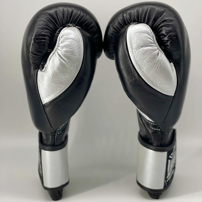 Спаринговочные перчатки Elite Soft Gloves (Black Silver)