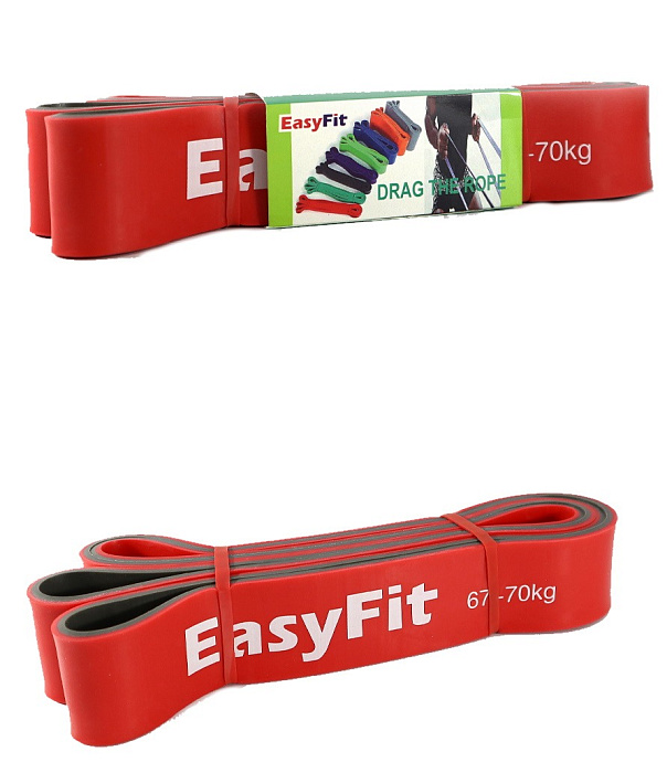 Петля резиновая EasyFit Double 4,5 см (нагрузка: 67-70 кг)