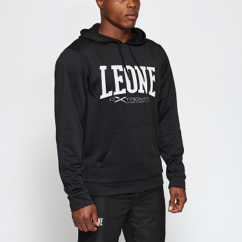 Толстовка Leone 1947 LOGO hooded sweatshirt black, ABX111