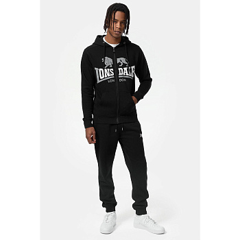 Мужской спортивный костюм LONSDALE Black/White/Grey