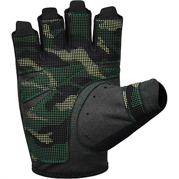 Перчатки для тяжелой атлетики RDX T2 HALF ARMY GREEN