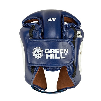 HGW-9033w Кикбоксерский шлем WIN WAKO Approved синий