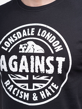Футболка унисекс стандартного кроя LONSDALE AGAINST RACISM