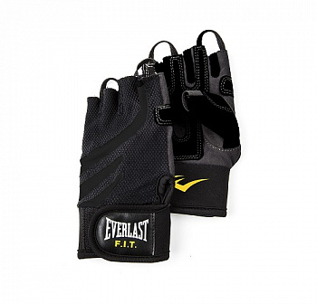 Перчатки для фитнеса FIT Weightlifting черн/сер.