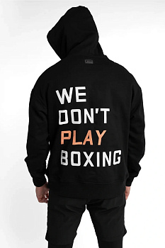 Худи We Don't Play Boxing Boxraw  (Черный)