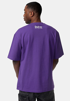 Мужская футболка оверсайз BENLEE, модель 190742,Purple/White
