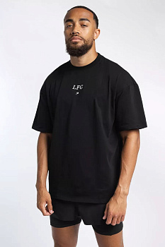 ФУТБОЛКА OVERSIZED TUNERO LFG  BOXRAW Черный