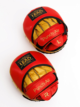Лапы Leaders Air Mitts Red Gold