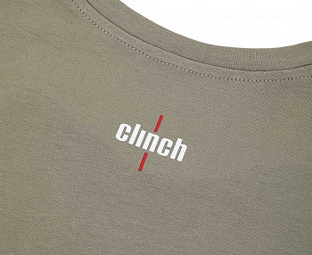 C378 Футболка Clinch Boxing Sign хаки 