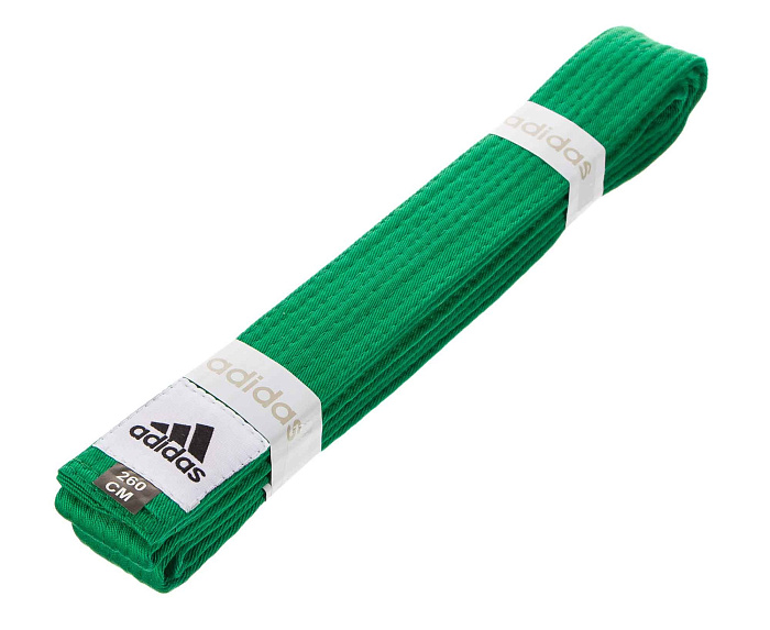 adiB220 Пояс для единоборств Club зеленый
