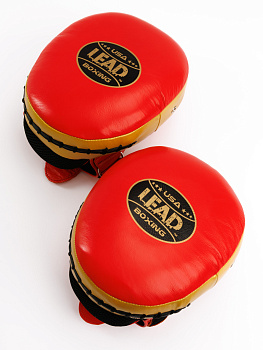 Лапы Leaders Air Mitts Red Gold