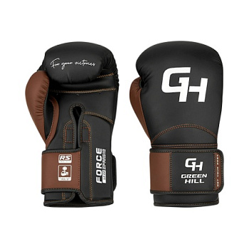 CNBGKS-980 Боксерские перчатки Force SPARRING Чёрно-коричневые