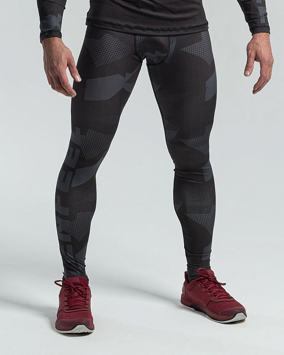 Компрессионные тайтсы FIGHTER BLACK (M)