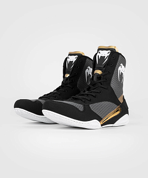Боксерки Venum Elite White/Black-Gold