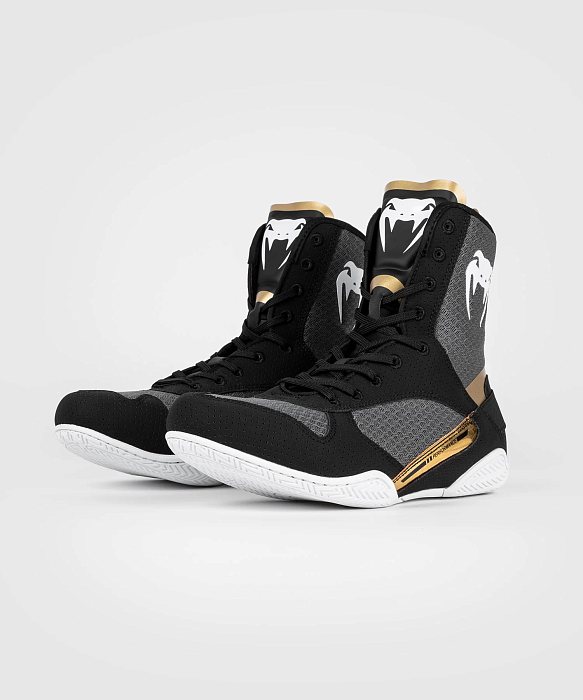 Боксерки Venum Elite White/Black-Gold