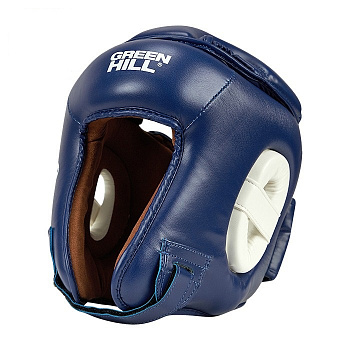 HGW-9033w Кикбоксерский шлем WIN WAKO Approved синий