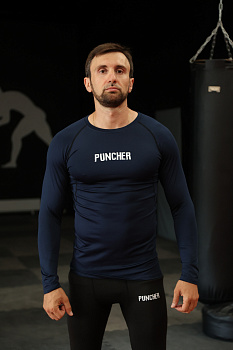 Рашгард компрессионный Puncher 1.0 L\S синий