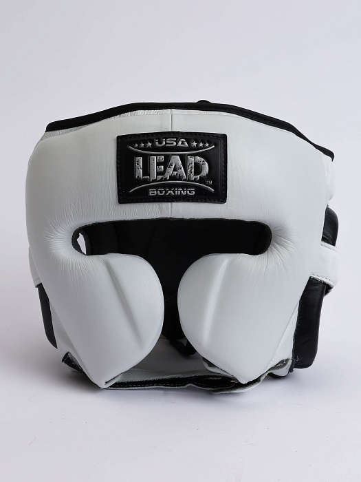 Шлем Leaders бамперный White/Black