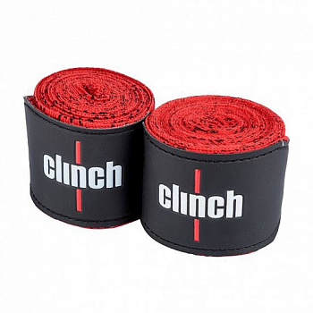 C140 Бинты эластичные Clinch Boxing Crepe Bandage Tech Fix красный